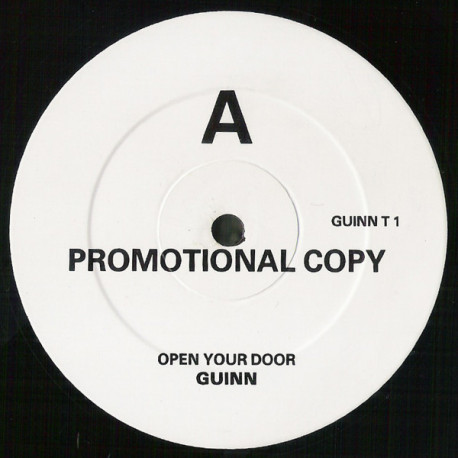 Guinn - Open Your Door / Sincerely (Vinyl Promo)
