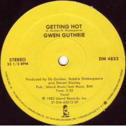 Gwen Guthrie - It Should Have Been You (Larry Levan Remix) /  Getting Hot (Vocal Mix) Still In Shrink Wrap
