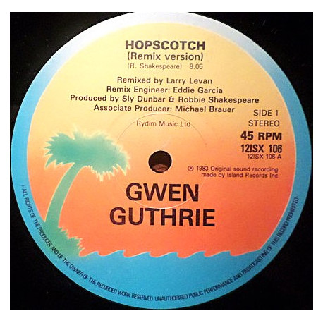 Gwen Guthrie - Hopscotch (Larry Levan Remix / Larry Levan Instrumental)