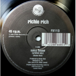 Richie Rich - Salsa House (Original Mix / Silver On Black Mix / Orbital Mix)