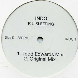 Indo - R U Sleeping (Stonebridge Mix / Todd Edwards Mix / Original Mix / Grant Nelson Vocal / T Empo Mix) Doublepack Promo