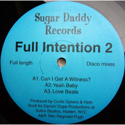 Full Intention - Can I Get A Witness / Yeah Baby / Love Beats / Tell Me (Vocal Mix) / Groove
