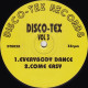 Disco Tex - Vol 3 Featuring Everybody Dance / Come Easy / I Love Musik / Aquilo (4 Disco House Cuts By Full Intention)