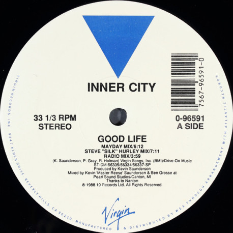 Inner City - Good Life (Mayday Mix / Hurley Mix / Reese Mix / Magic Juan Mix / Hitman Mix) / Big Fun (Les Adams Remix)