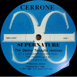 Cerrone - Supernature (Danny Tenaglia Alternate Mix / DT Trance Instrumental / DT Legendary Dub / Padappella / Beats)