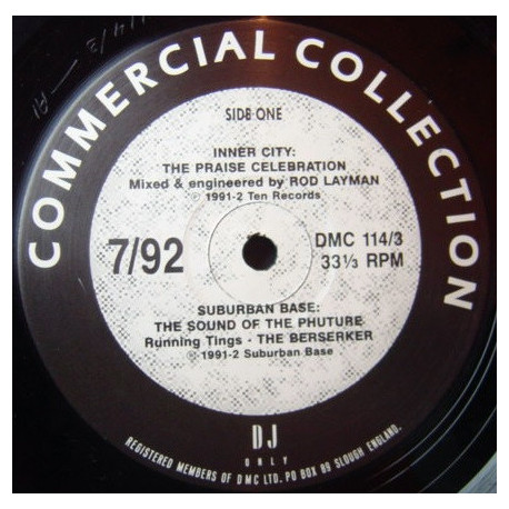 DMC Megamixes - 7/92 Featuring Inner City - Praise Celebration Mix / Alexander ONeal - Greatest Mix / Suburban Base Megamix