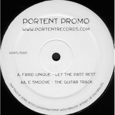 E Smoove - The Guitar Track / Farid Unique - Let The Past Rest (Vinyl Promo)