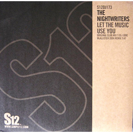 Nightwriters - Let The Music Use You (Original Club Mix / Jere McAllister 2004 Remix) Still In Shrink Wrap