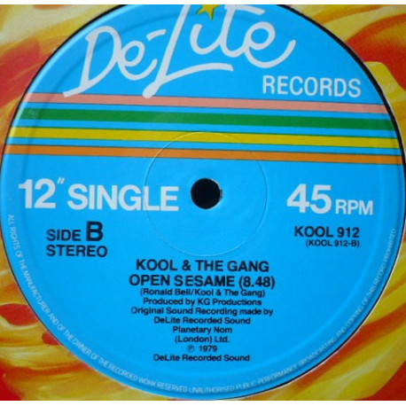 Kool & The Gang - Open Sesame (Full Length from Saturday Night Fever) / Hangin Out (12" Vinyl Record)