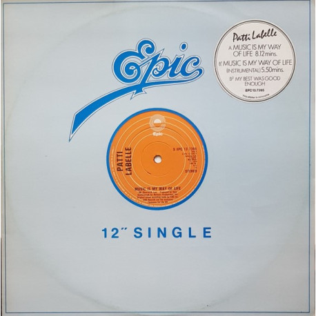Patti Labelle - Music Is My Way Of Life (Long Version / Instrumental) / My Best Was Good Enough