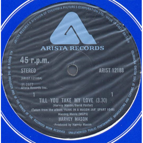 Harvey Mason - Til You Take My Love / Whats Goin On