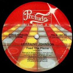 Lorraine Johnson - Feed The Flame (Francois Kevorkian Disco Mix) Vinyl Promo