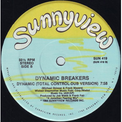 Dynamic Breakers - Dynamic (Total Control) Vocal Mix / Dub Version) Writing On Label