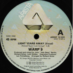 Warp 9 - Light Years Away (Vocal Mix / Dub) Mixed By Jellybean