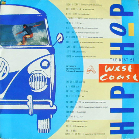 Best Of West Coast Hip Hop - 23 Track Specially Mixed LP (In Great Condition) Tracklist In Description