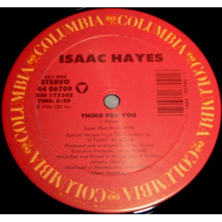Isaac Hayes - Thing For You (Long Version) / Thank God For Love (Still In Shrink Wrap)