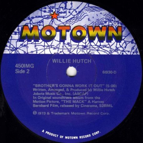 Willie Hutch - Brothers Gonna Work It Out (Original Version) / In And Out (Long Version)