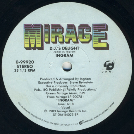 Ingram - DJs Delight (Long Version) / Smoothin Groovin (Long Version) Vinyl Looks Unplayed