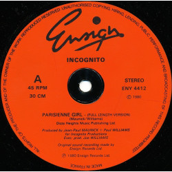 Incognito - Parisienne Girl / Summers Ended (A Brit Funk Classic)