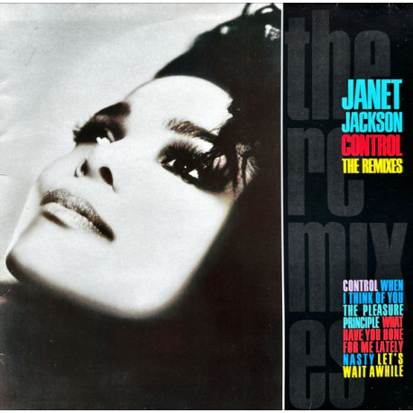 Janet Jackson - Control Remixes LP inc Control (Video mix) / When i think of you (Dancemix) 6 Track Vinyl LP