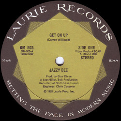 Jazzy Dee - Get On Up (Vocal Mix / Instrumental)  US Original Vinyl Looks Unplayed