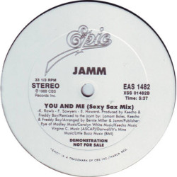 Jamm - You And Me (Live Club Mix / Live Club Edit / Sexy Sax Mix) Vinyl Promo