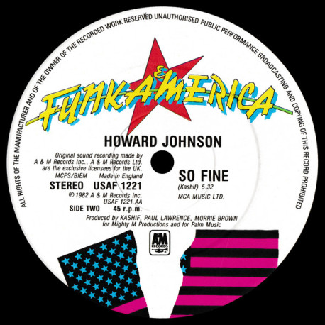 Howard Johnson - So Fine (Full Length Mix) / Keepin Love New (Full Length Mix)