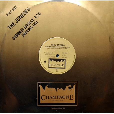 Joneses - Summer Groove (Extended Mix / Edit / Instrumetal) Vinyl Looks Unplayed