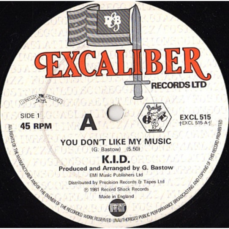 K.I.D. - You Dont Like My Music (Original Mix / Hupendi Muziki Wangu Mix) / Its Hot (Take It To The Top)