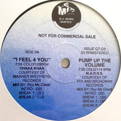 Chaka Khan - I Feel For You (E Mix) / MARRS - Pump Up The Volume (E Mix) / Kano - Im Ready (E Mix) / One Way - Cutie Pie (E Mix)