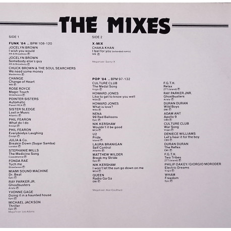 Chaka Khan - I Feel For You (Sanny X Remix) / Funk 84 (Les Adams Megamix) / Pop 84 (Alan Coulthard Megamix) DMC Vinyl