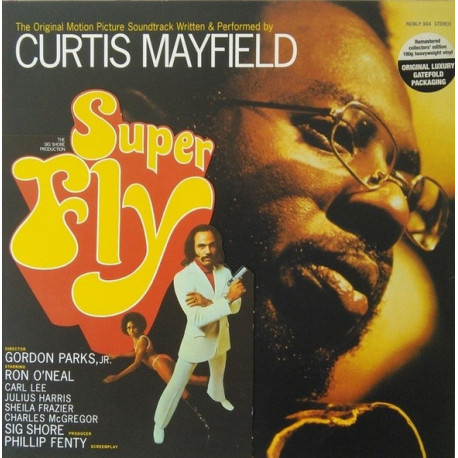 Curtis Mayfield - Superfly (9 Track LP) Pusherman / Freddies Dead / Give Me Your Love / Junkie Chase / No Thing On Me