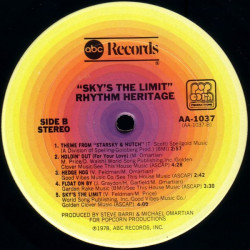 Rhythm Heritage - Skys The Limit (9 Track LP) NO COVER Includes Their Killer Version of The Theme From Starsky & Hutch
