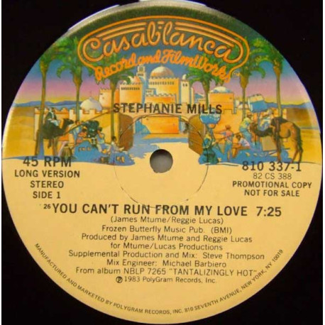 Stephanie Mills - You Cant Run From My Love (Long Version / Short Version) Still In Shrink Wrap