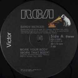 Sandy Mercer - Work Your Body (Work That Body) / Now That Youre In (What Cha Gonna Do About It)
