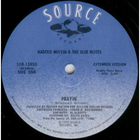 Harold Melvin & The Blue Notes - Prayin / Your Love Is Taking Me On A Journey
