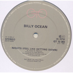 Billy Ocean - Nights (Feel Like Getting Down) / Are You Ready / Taking Chances