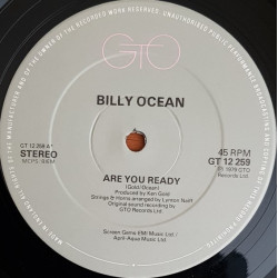 Billy Ocean - Are You Ready (Full Length Version) / Maybe Tonight