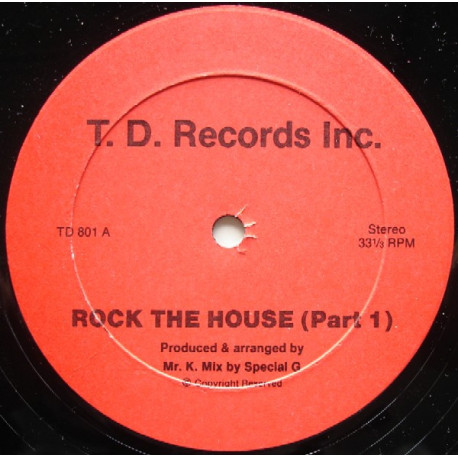 Mr K - Rock the house (Parts 1 & 2) Danny Krivit James Brown Break (12" Vinyl Record)