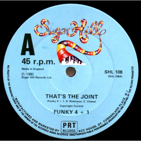 Funky 4 Plus 1 - Thats The Joint (2 Mixes)