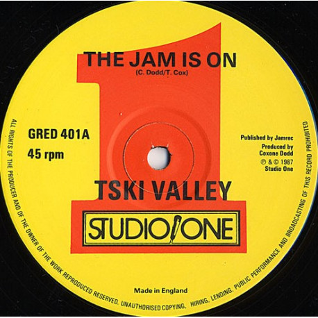 T Ski Valley - The Jam Is On / Brentford Allstars - Greedy G (Original Mix / Extended Remix)