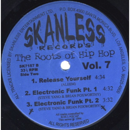 Steve Yano & Brian Foxworthy - Electronic Funk (Pt 1 / Pt 2) / Aleem - Release Yourself / Newcleus - Jam On It / Jam On Revenge
