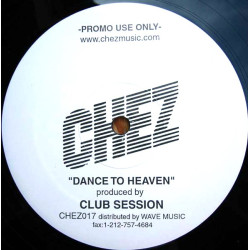 Club Session - Dance To Heaven (Vocal Mix / Instrumental / Acappella)  Vinyl Promo