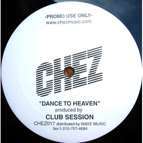 Club Session - Dance To Heaven (Vocal Mix / Instrumental / Acappella)  Vinyl Promo