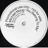 Michael Moog - You Belong To Me (Main Mix Club Edit / Audio Drive Underwater Remix / Deep Under Dub) Vinyl Promo