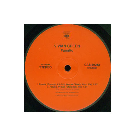 Vivian Green - Frantic (Francois K & Eric Kupper Classic Vocal Mix / PTaah Future Soul Mix / Lo Fidelity Allstars Remix)