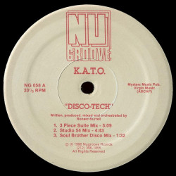 K.A.T.O - Disco Tech (3 Piece Suite Mix / Studio 54 Mix / Soul Brother Disco Mix / Saturday Nite Mix / Apple Jack Mix)