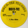 Disco Tex - Vol 8 Featuring The Ride (Samples Christopher Cross) / Jam On It (Samples The Jam Start) / Whats Your Name Baby