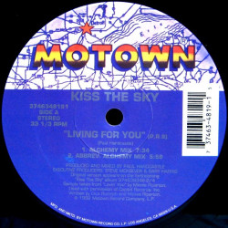 Kiss The Sky - Living for you (Alchemy Mix / Alchemy Edit / Alchemy Instrumental) Paul Hardcastle Production (12" Vinyl Record)
