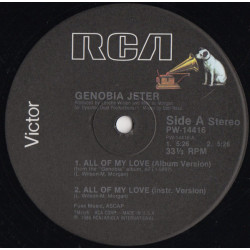 Genobia Jeter - All Of My Love (Vocal Mix / Instrumental)  / We Got Love